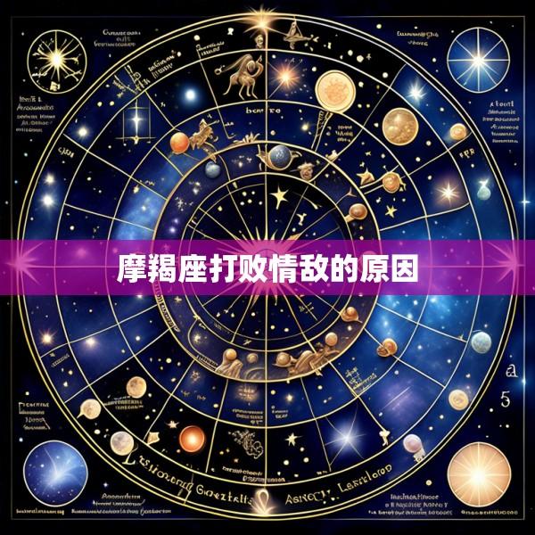 摩羯座打败情敌的原因