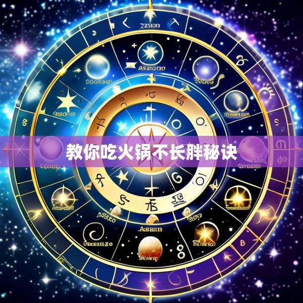 教你吃火锅不长胖秘诀