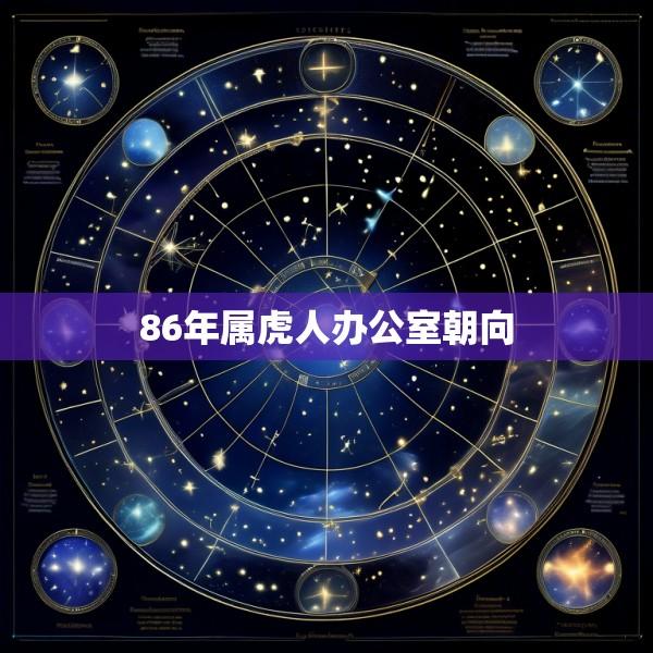 86年属虎人办公室朝向