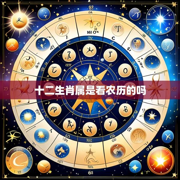 十二生肖属是看农历的吗
