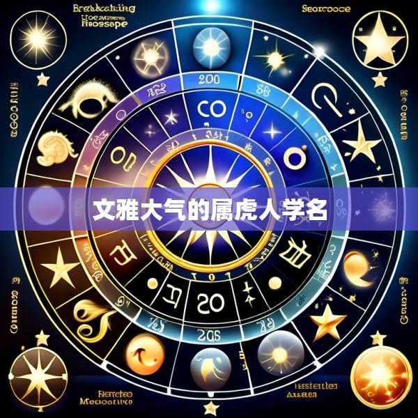 文雅大气的属虎人学名