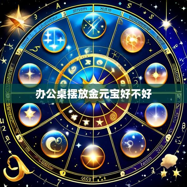 办公桌摆放金元宝好不好