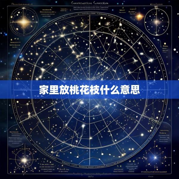 家里放桃花枝什么意思
