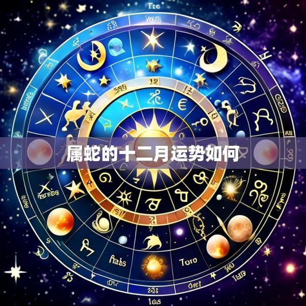 属蛇的十二月运势如何