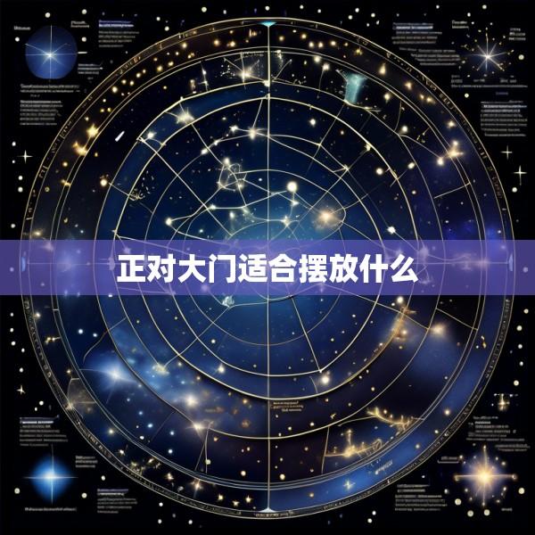 正对大门适合摆放什么