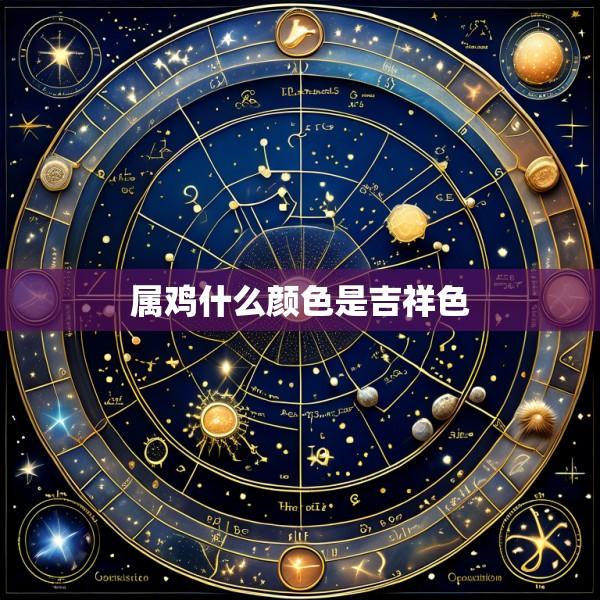 属鸡什么颜色是吉祥色