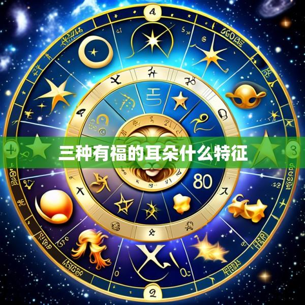 三种有福的耳朵什么特征