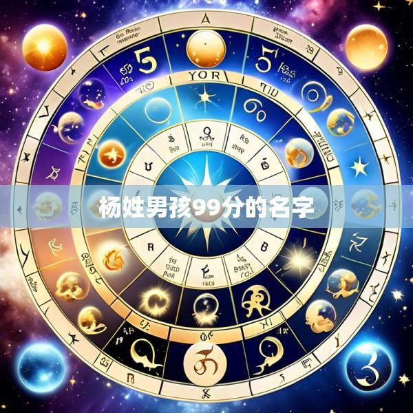 杨姓男孩99分的名字