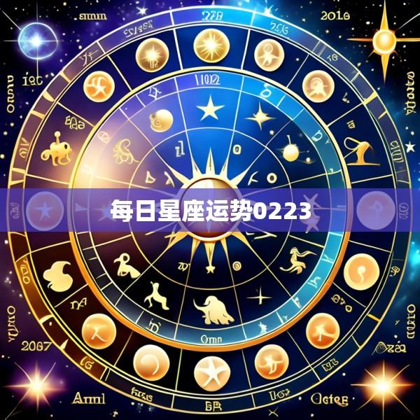 每日星座运势0223