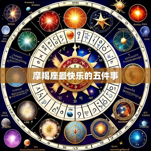 摩羯座最快乐的五件事