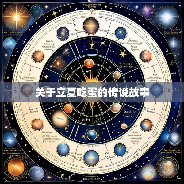 关于立夏吃蛋的传说故事