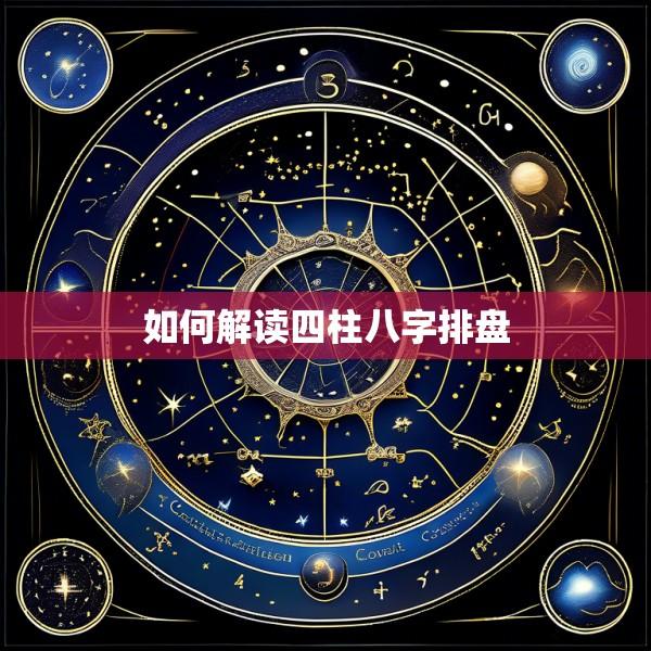 如何解读四柱八字排盘
