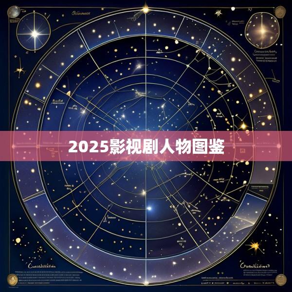 2025影视剧人物图鉴