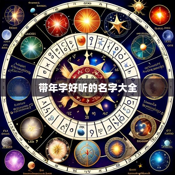 带年字好听的名字大全