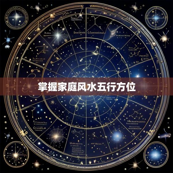 掌握家庭风水五行方位