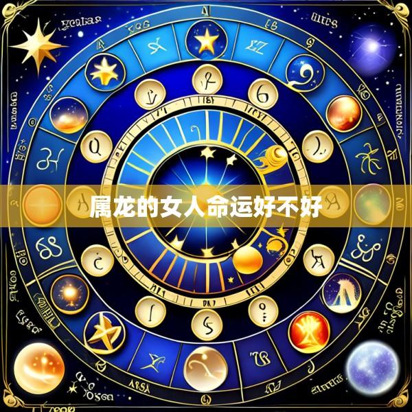 属龙的女人命运好不好