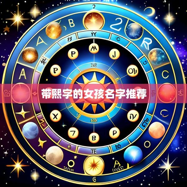 带熙字的女孩名字推荐