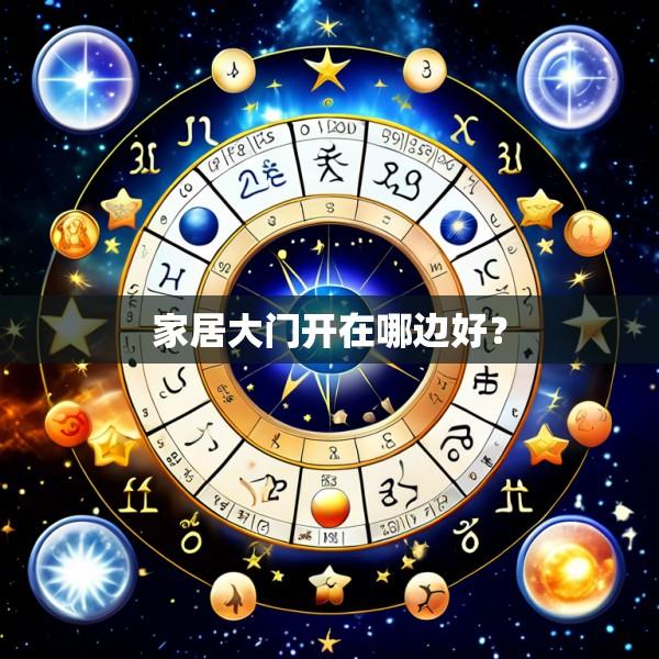 家居大门开在哪边好?