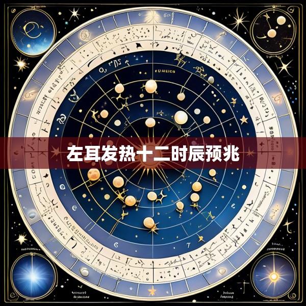 左耳发热十二时辰预兆