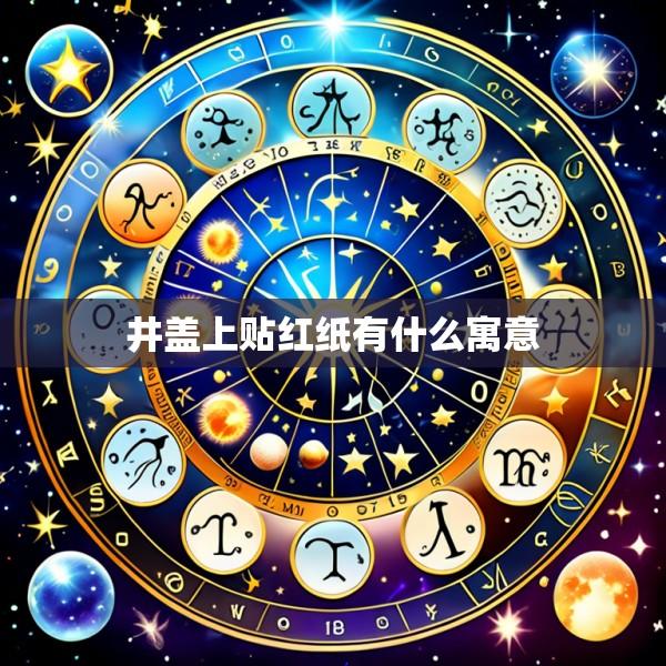 井盖上贴红纸有什么寓意