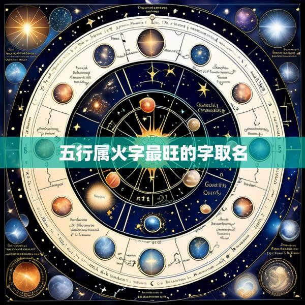五行属火字最旺的字取名