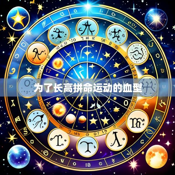 为了长高拼命运动的血型