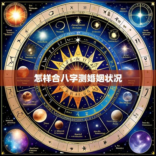 怎样合八字测婚姻状况