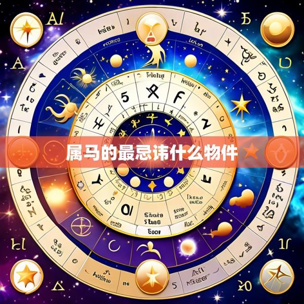 属马的最忌讳什么物件