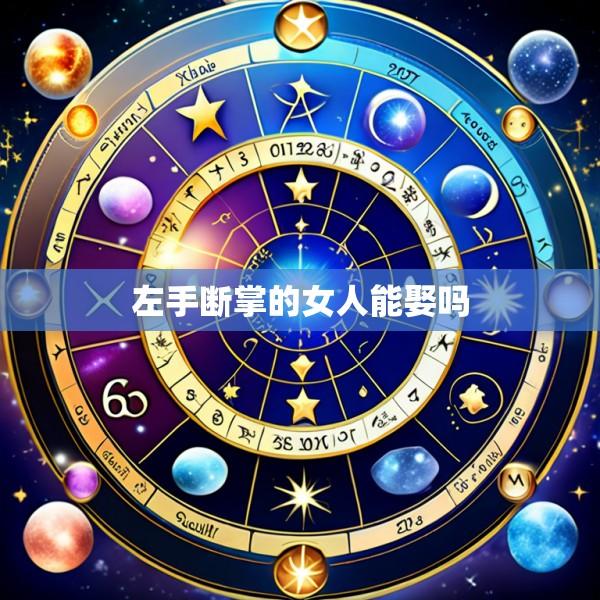 左手断掌的女人能娶吗