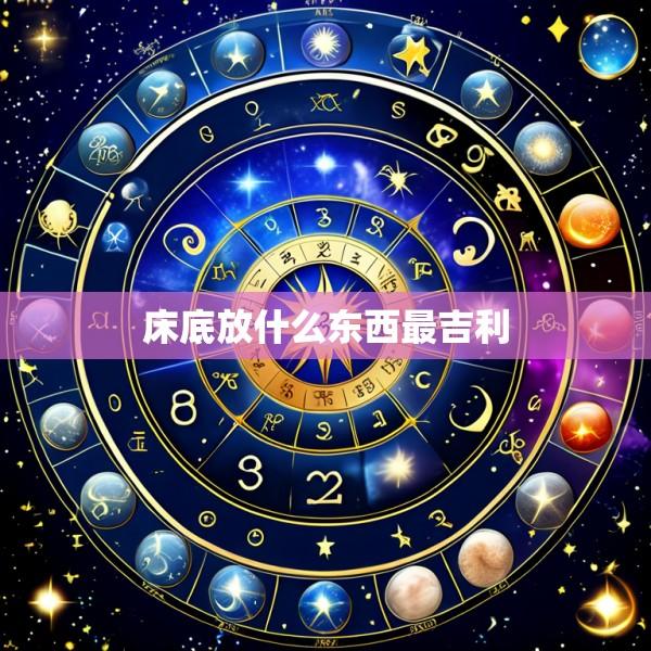 床底放什么东西最吉利