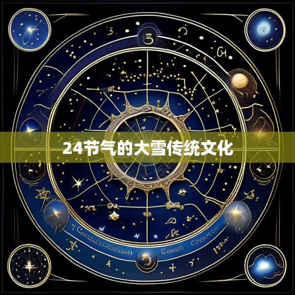 24节气的大雪传统文化