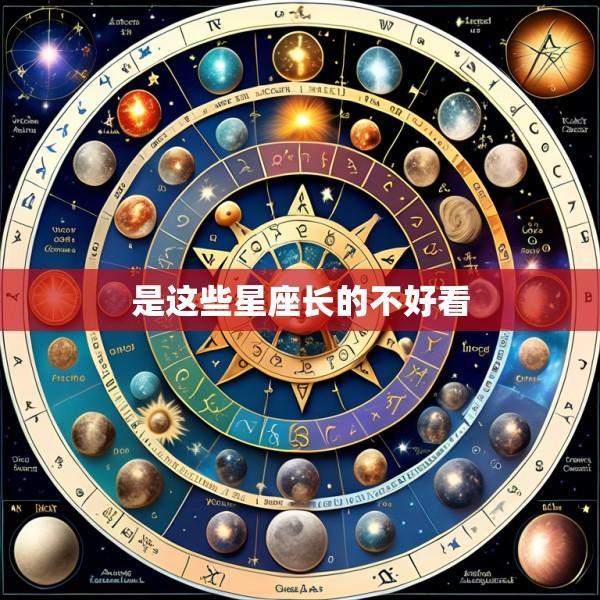 是这些星座长的不好看