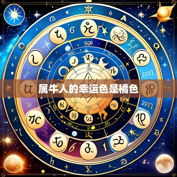 属牛人的幸运色是橘色