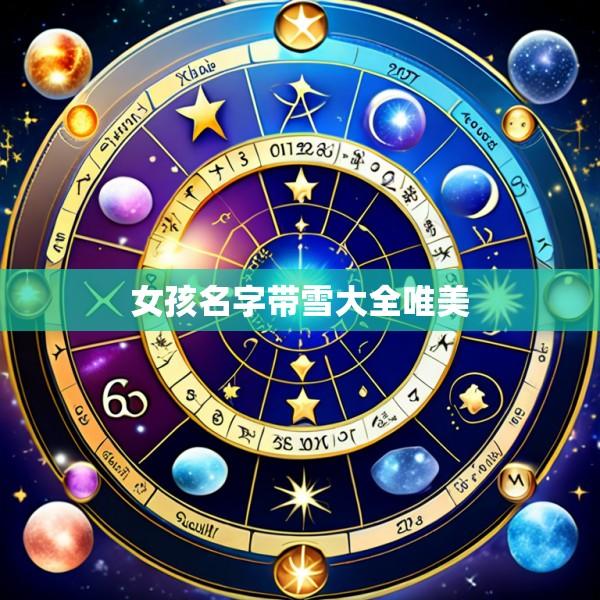 女孩名字带雪大全唯美