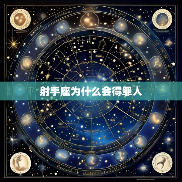 射手座为什么会得罪人