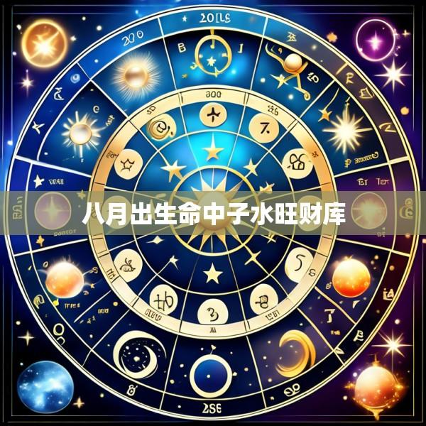 八月出生命中子水旺财库