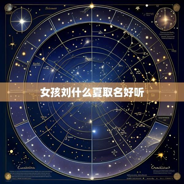 女孩刘什么夏取名好听