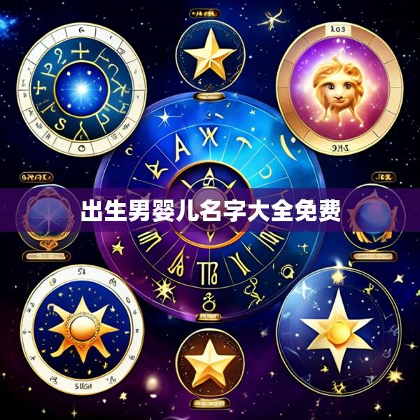 出生男婴儿名字大全免费