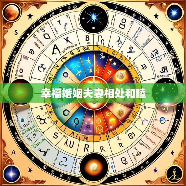 幸福婚姻夫妻相处和睦