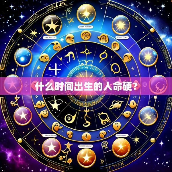 什么时间出生的人命硬？