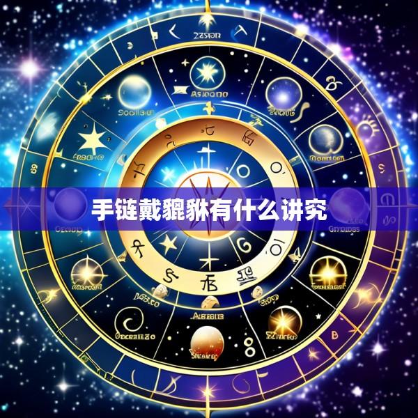 手链戴貔貅有什么讲究