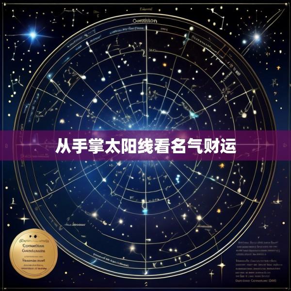 从手掌太阳线看名气财运