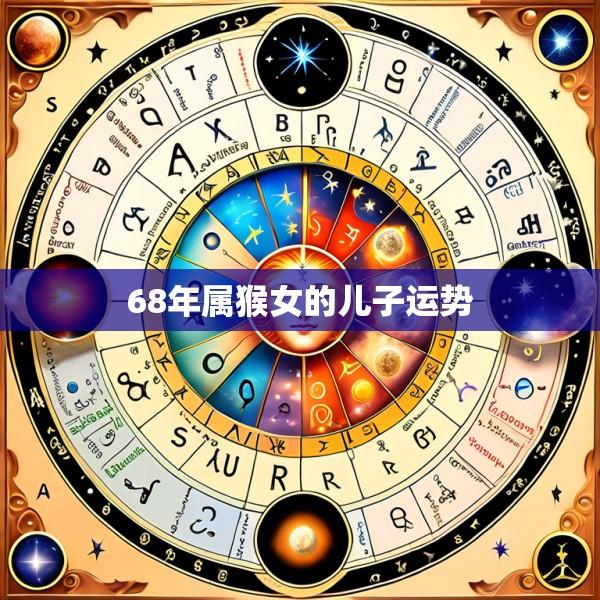 68年属猴女的儿子运势