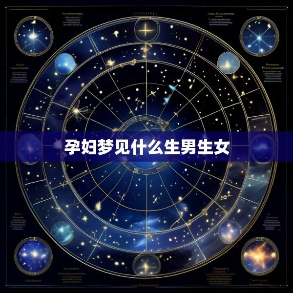 孕妇梦见什么生男生女