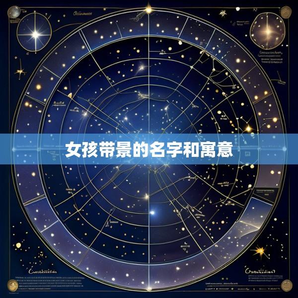 女孩带景的名字和寓意