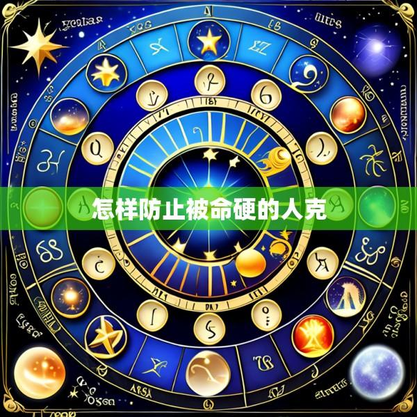 怎样防止被命硬的人克