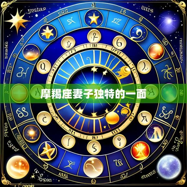 摩羯座妻子独特的一面