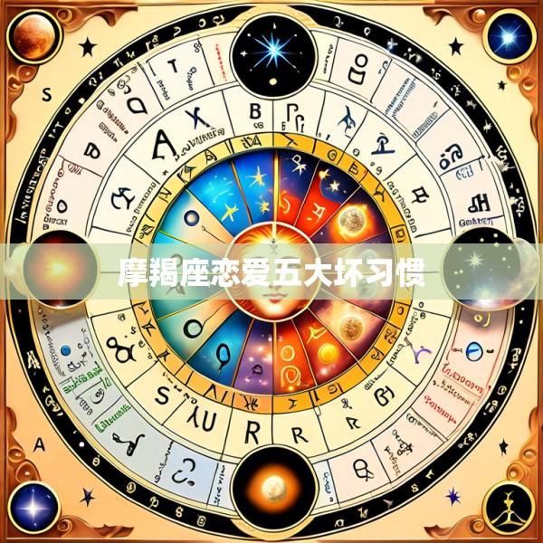 摩羯座恋爱五大坏习惯