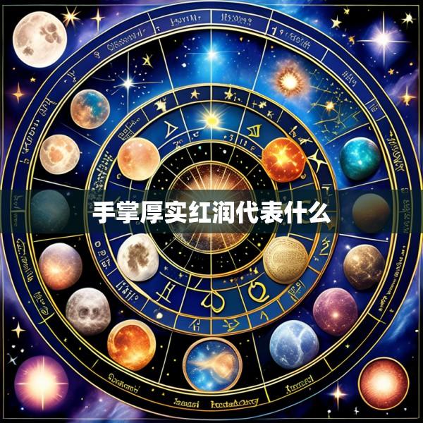 手掌厚实红润代表什么