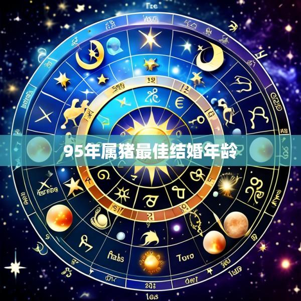 95年属猪最佳结婚年龄
